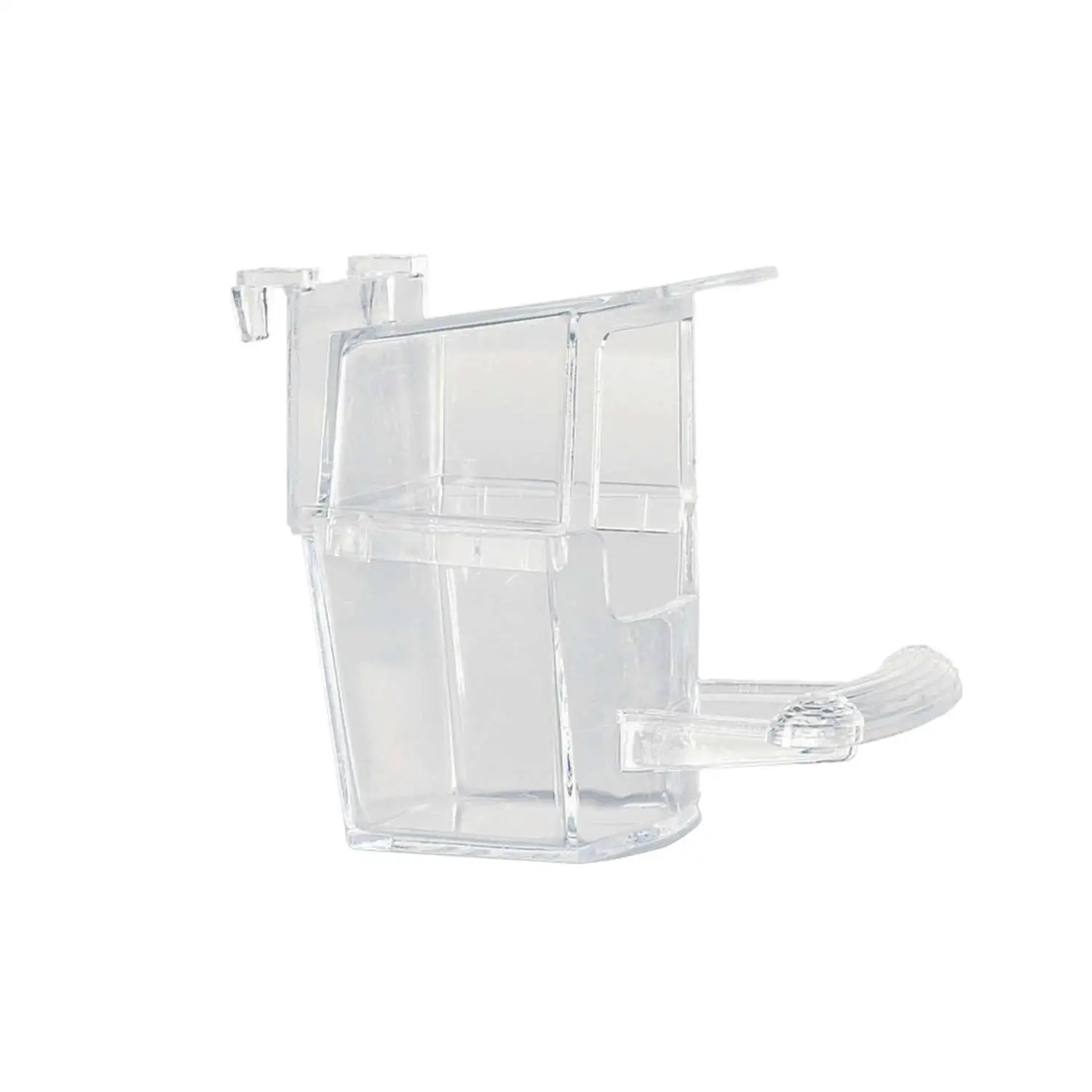 Savic Foderstation 50 ml med siddeplads i Acryl 7x7,5x6 cm